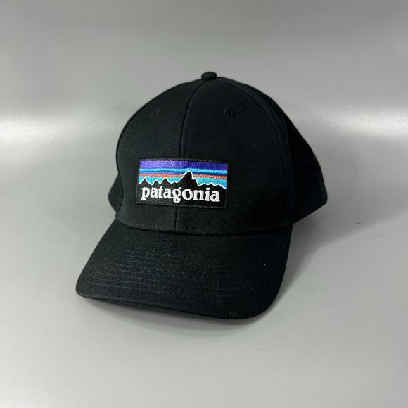 Patagonia P-6 Label Trad Cap, Black - Picture 2 of 12